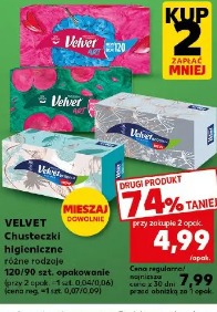 Velvet chusteczki higieniczne