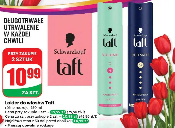 Lakier do włosów Taft