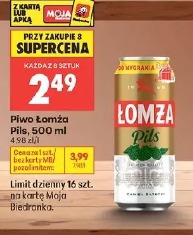 Piwo Łomża Pils
