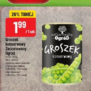 Groszek konserwowy Zaczarowany Ogród