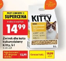 Kitty żwirek dla kota kukurydziany