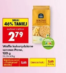 Wafle kukurydziane serowe Pano