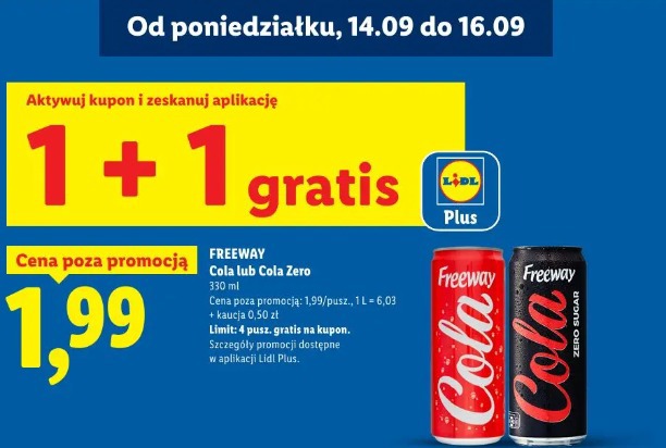 Freeway Cola lub Cola Zero