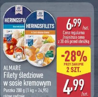 Almare Filety śledziowe w sosie kremowym