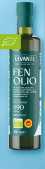 Bio oliwa wysokopolifenolowa, Levante