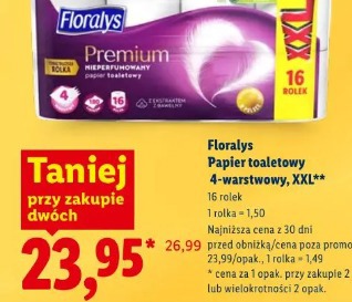 Florays Papier toaletowy 4-warstwowy, XXL