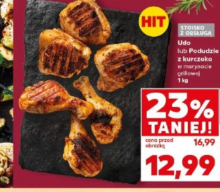 Udo lub podudzie z kurczaka w marynacie grillowej