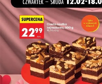 Ciasto kostka kajmakowa