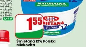 Śmietana 12% Polska Mlekovita