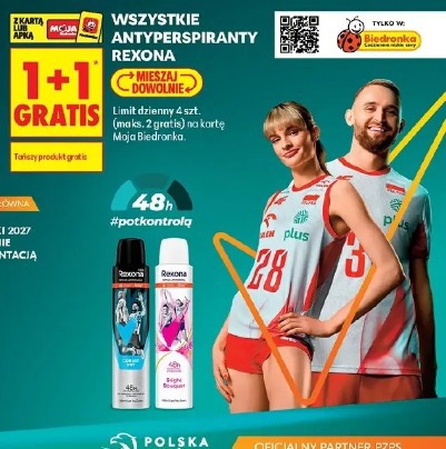 Wszystkie antyperspiranty Rexona