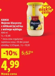Kania Majonez klasyczny z żółtkami jaj od kur z wolnego wybiegu