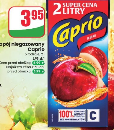 Napój niegazowany Caprio