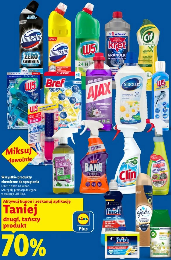 Wszystkie produkty chemiczne do sprzątania