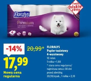 Floralys Papier toaletowy 4-warstwowy