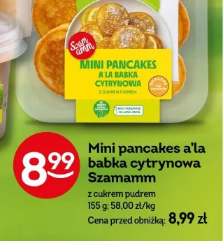 Mini pancakes a’la babka cytrynowa Szamamm