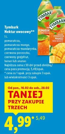 Tymbark Nektar owocowy