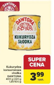 Kukurydza konserwowa słodka Dawtona