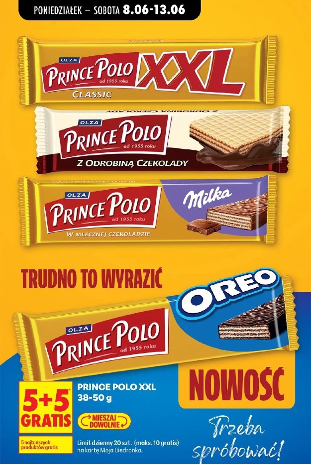 Prince Polo XXL, 38-50 g