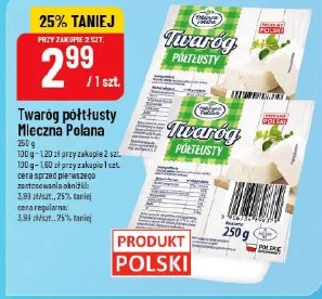 Twaróg półtłusty Mleczna Polana