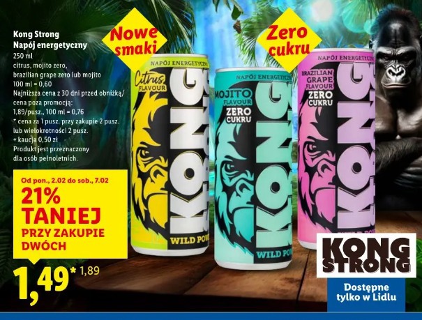 Kong Strong Napój energetyczny