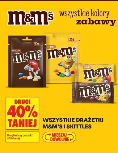 Wszystkie drażetki M&M'S i Skittles