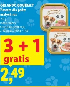 Orlando Gourmet Pasztet dla psów małych ras