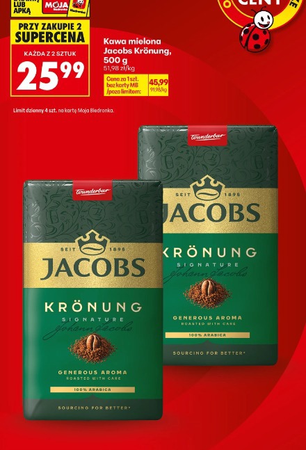 Kawa mielona Jacobs Krönung