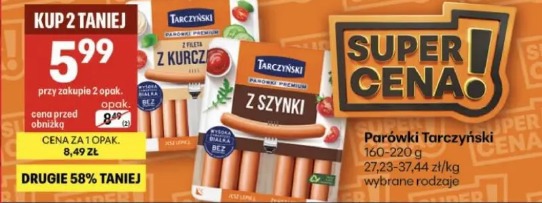 Parówki Tarczyński z szynki