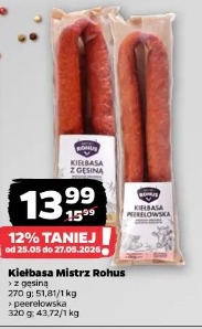 Kiełbasa Mistrz Rohus z gęsiną
