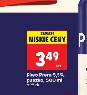 Piwo Prem 5,5% puszka