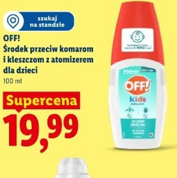 OFF! Środek przeciw komarom i kleszczom z atomizerem dla dzieci