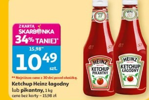 Ketchup Heinz łagodny lub pikantny