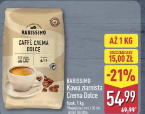 Barissimo Kawa ziarnista Crema Dolce