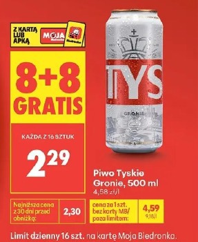 Piwo Tyskie Gronie