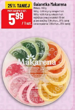 Galaretka Makarena Milano