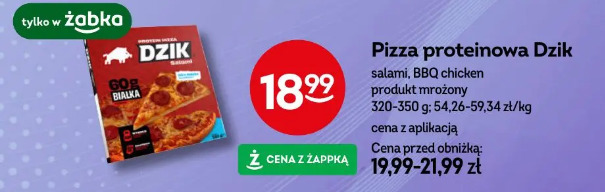 Pizza proteinowa Dzik
