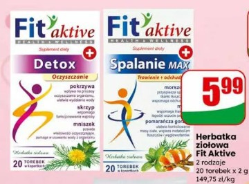 Herbatka ziołowa Fit Aktive