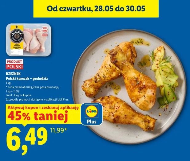 Rzeźnik Polski kurczak - podudzia