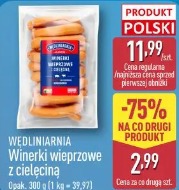Wędlinarnia Winerki wieprzowe z cielęciną