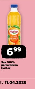 Sok 100% pomarańcza Hortex