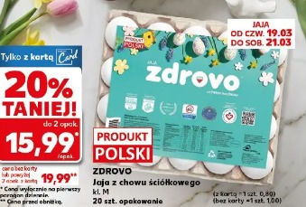 ZDROVO Jaja z chowu ściółkowego kl. M
