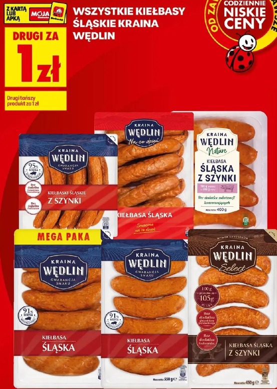 Wszystkie kiełbasy śląskie Kraina Wędlin
