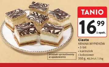 Ciasto Kraina Wypieków 3-bit karmel kokosowe