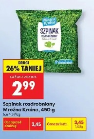 Szpinak rozdrobniony Mroźna Kraina