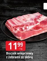 Boczek wieprzowy z żebrami ze skórą