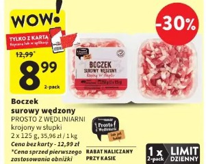 Boczek surowy wędzony Prosto z Wędlinarni