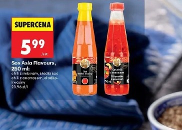 Asia Flavours sos chili z imbirem/słodki sos chili z ananasem