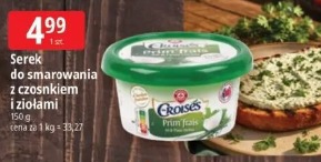 Serek do smarowania z czosnkiem i ziołami Croisés