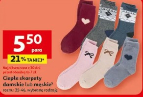 Ciepłe skarpety damskie lub męskie Inextenso by Auchanlab