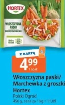 Włoszczyzna paski/Marchewka z groszkiem Hortex